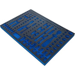 Insert de Servante d Atelier 3/3 Vide - Dimensions 40,6x5,4x56,9 cm - Compatible Art. 4089 - Organisation Optimale - BGS