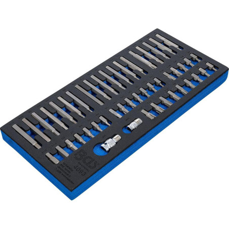 Insert de Servante d Atelier 1/3 - Jeu de 49 Embouts Assortis - Organisation et Accessibilité Optimale - D-Work