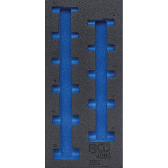 Insert de Servante d Atelier 1/3 Vide - 20x3.7x41.3 cm - Polypropylène Robuste - Organisation et Rangement Efficace - BGS