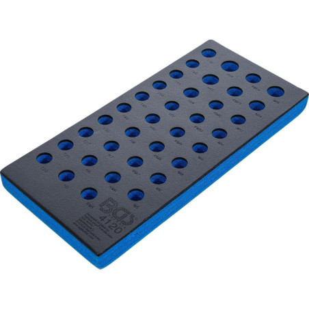 Insert de Servante d Atelier 1/3 Vide - Dimensions 19,3x40,8x3,7 cm - Compatible Servante 4120 - Organisation et Gain de P - BGS