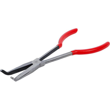 Pince à Becs Longs 280 mm - Pointe Annulaire - Précision et Maniabilité - Acier, Zones Difficiles - D-Work