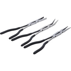 Jeu de Pinces à Double Charnière 3 pcs - Acier, Précision et Robustesse, Pro - D-Work