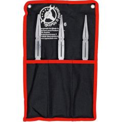 Jeu de Pinces à Double Charnière 3 pcs - Acier, Précision et Robustesse, Pro - D-Work