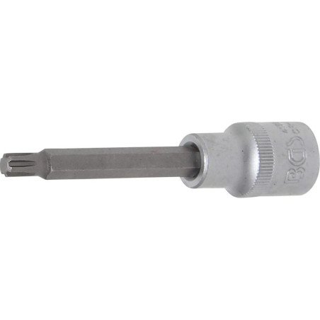 Douille à Embouts 100 mm - 12,5 mm (1/2), Profil Cannelé M7 - Précision et Robustesse, Acier - D-Work