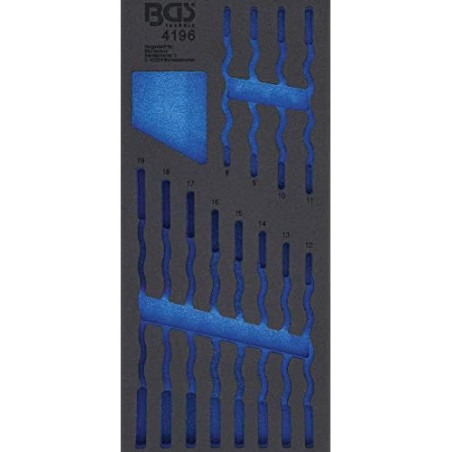 Insert de Servante d Atelier 1/3 Vide - Dimensions 207x60x441 mm - Compatible Art. 4196 - Organisation et Praticité - BGS