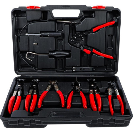Jeu de Pinces pour Colliers 10 pcs - Précision et Durabilité, Pro, Acier Résistant - D-Work