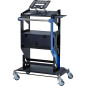 Table de Diagnostic Mobile - 52 x 13 x 98,5 cm - Structure Robuste et Mobilité Optimale, Acier - D-Work Table de Diagnostic Mobile - 52 x 13 x 98,5 cm - Structure Robuste et Mobilité Optimale, Acier - D-Work