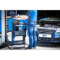 Table de Diagnostic Mobile - 52 x 13 x 98,5 cm - Structure Robuste et Mobilité Optimale, Acier - D-Work Table de Diagnostic Mobile - 52 x 13 x 98,5 cm - Structure Robuste et Mobilité Optimale, Acier - D-Work
