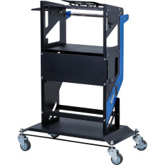Table de Diagnostic Mobile - 52 x 13 x 98,5 cm - Structure Robuste et Mobilité Optimale, Acier - D-Work