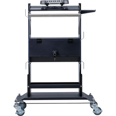 Table de Diagnostic Mobile - 52x13x98,5 cm - Structure Robuste et Mobilité Optimale - BGS
