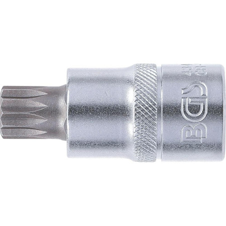 Douille à Embouts 12,5 mm (1/2 ) M14 - Denture Multiple Intérieure XZN - Précision et Robustesse - BGS