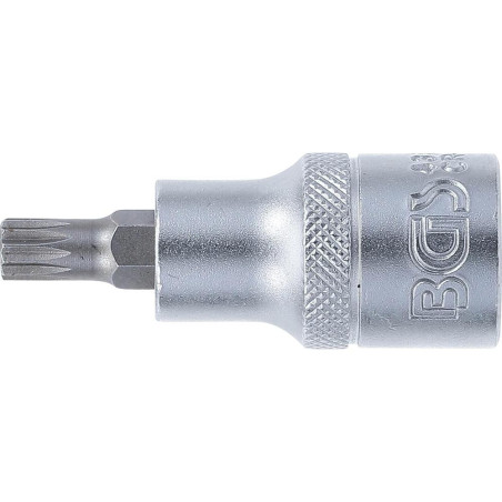 Douille à Embouts 12,5 mm (1/2 ) - Denture Multiple Intérieure XZN M8 - Précision et Robustesse - BGS