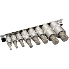 Douille à Embouts 12,5 mm (1/2) - Denture Multiple Intérieure XZN M8 - Précision et Robustesse - D-Work