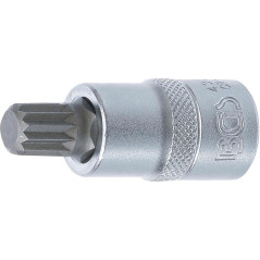 Douille à Embouts 12,5 mm (1/2) - Denture Multiple Intérieure XZN M12 - Précision et Robustesse - D-Work