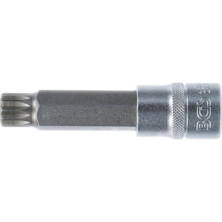 Douille à Embouts 100 mm - 12,5 mm (1/2), Denture Multiple Intérieure XZN, Perçage M16 - Précision et Robustesse - D-Work
