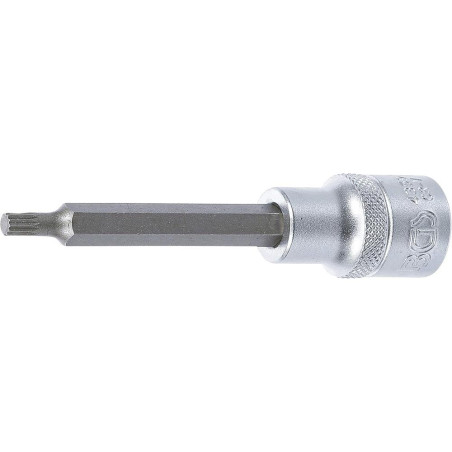 Douille à Embouts 100 mm - 12,5 mm (1/2) Denture Multiple Intérieure XZN - Précision et Robustesse - D-Work