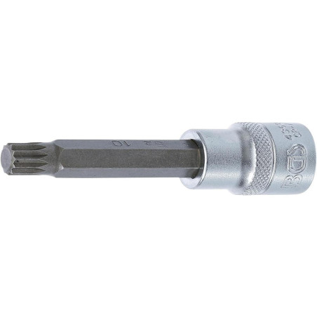 Douille à Embouts 100 mm - 12,5 mm (1/2 ) Denture Multiple Intérieure XZN - Précision et Robustesse - BGS