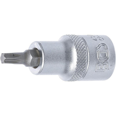 Douille à Embouts 12,5 mm (1/2) Profil T Torx T30 - Précision et Robustesse, Acier - D-Work