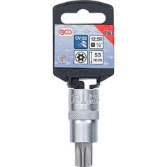 Douille à Embouts 12,5 mm (1/2 ) Profil T Torx T60 - - Précision et Robustesse - BGS