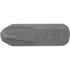 Embout Cruciforme PH4 8 mm x 30 mm - Précision et Durabilité, Acier - D-Work
