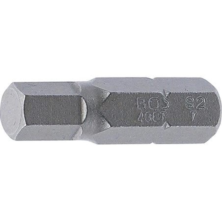 Embout 8 mm x 30 mm - Six Pans Intérieurs 7 mm - Précision et Robustesse, Acier - D-Work