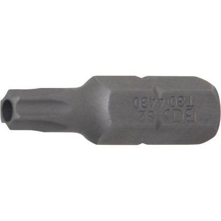 Embout Torx T30 8 mm x 30 mm - Profil T avec Perçage - Précision et Durabilité - BGS