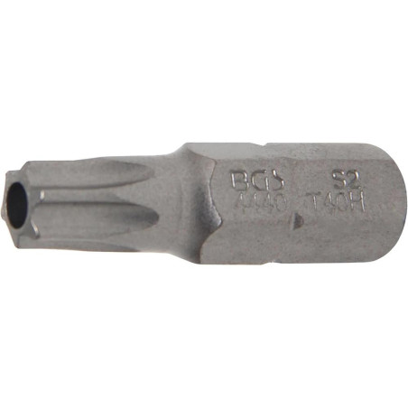 Embout 8 mm Longueur 30 mm - Profil T Torx avec Perçage T40 - Précision et Compatibilité - BGS