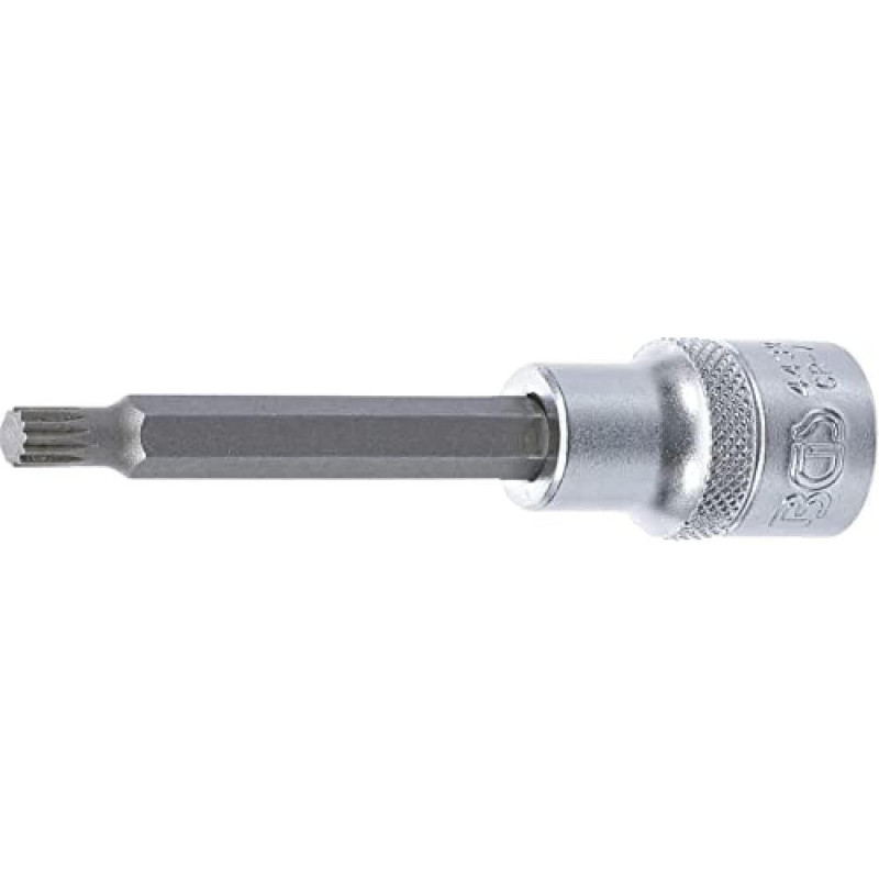 Douille à Embouts 100 mm - 12,5 mm (1/2), Denture Multiple Intérieure XZN M7 - Précision et Robustesse - D-Work