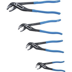 Jeu de Pinces Multiprise 3 Pièces - Acier, Prise Ajustable - Polyvalence et Robustesse - BGS