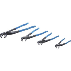 Jeu de Pinces Multiprise 4 pcs - Acier, Prise Ajustable - Polyvalence et Robustesse, Pro - D-Work