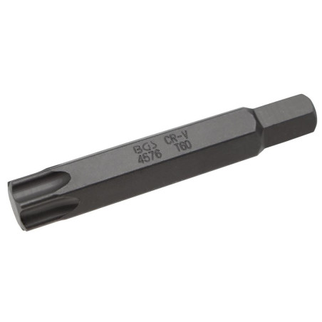 Embout T60 Torx 10 mm - Longueur 75 mm - Précision et Durabilité - BGS