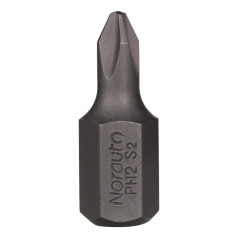 Embout Cruciforme PH2 10 mm (3/8 ) - Longueur 30 mm - - Précision et Durabilité - BGS