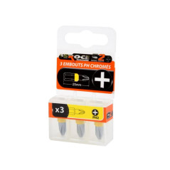 Embout Cruciforme PH2 10 mm (3/8 ) - Longueur 30 mm - - Précision et Durabilité - BGS