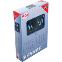Jeu de Pinces Mini Électronique 5 Pièces - Précision et Maniabilité - BGS