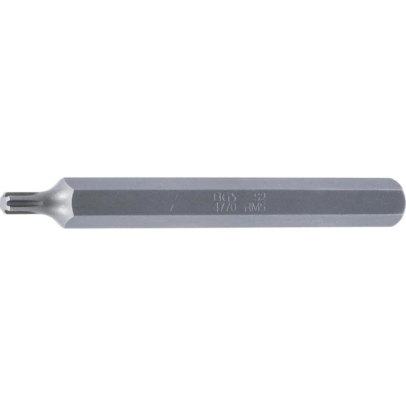 Douille à Embouts 100 mm 10 mm (3/8 ) - Profil Cannelé pour RIBE - Précision et Robustesse - BGS