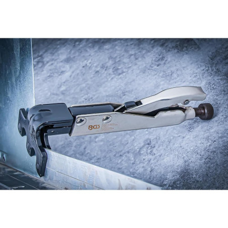 Pince Étau Spéciale 225 mm - Avec Levier - Précision et Force de Serrage - - BGS