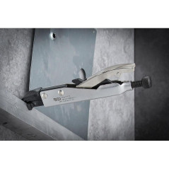 Pince Étau 220 mm - Avec Levier - Précision et Force de Serrage - BGS