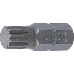 Embout M10 30 mm - Denture Multiple Intérieure XZN - Précision et Durabilité, Acier, Pro - D-Work