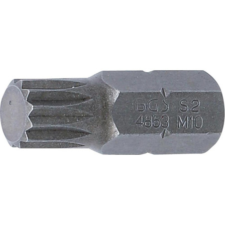 Embout M10 30 mm - Denture Multiple Intérieure XZN - Précision et Durabilité - BGS