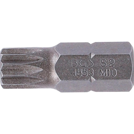 Embout M10 30 mm - Denture Multiple Intérieure XZN - Précision et Durabilité - BGS