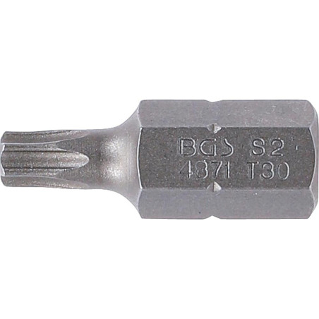 Embout T30 Torx 10 mm x 30 mm - - Précision et Durabilité - BGS