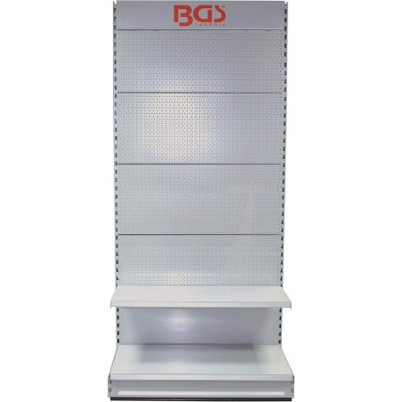 Présentoir Mural pour Outils 1030x550x2240 mm - Structure Robuste en Acier - Organisation Optimale et Gain de Place - BGS
