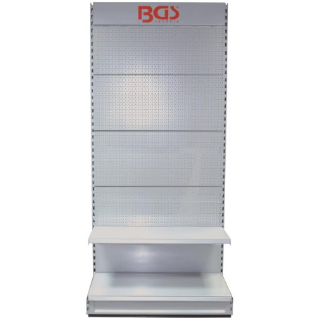 Présentoir Mural pour Outils 1030x550x2240 mm - Structure Robuste en Acier - Organisation Optimale et Gain de Place - BGS