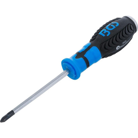 Tournevis Cruciforme PH2 100 mm - Acier, Manche Ergonomique - Précision et Confort d Utilisation - BGS