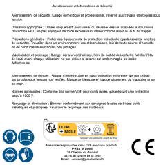 Tournevis Spécial VDE Cruciforme PH1 80 mm - Isolation Sécurisée et Précision - BGS