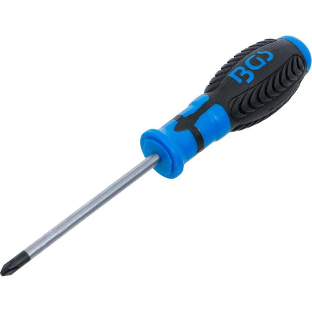 Tournevis Cruciforme PH2 100 mm - Lame 100 mm - Précision et Confort d Utilisation - BGS