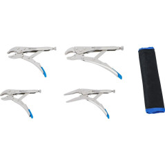 Jeu de Pinces Étau 4 pcs - Pro - Acier, Précision et Robustesse - D-Work