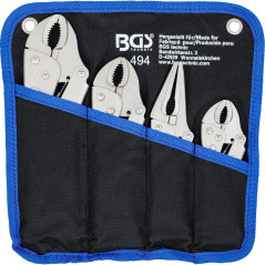 Jeu de Pinces Étau 4 pcs - Pro - Acier, Précision et Robustesse - D-Work