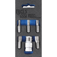 Jeu d Embouts 10 mm (3/8) - Denture Multiple Intérieure XZN - 6 pcs - Précision et Robustesse - D-Work