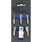 Jeu d Embouts 10 mm (3/8) - Denture Multiple Intérieure XZN - 6 pcs - Précision et Robustesse - D-Work Jeu d Embouts 10 mm (3/8) - Denture Multiple Intérieure XZN - 6 pcs - Précision et Robustesse - D-Work